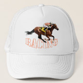 paardenraces trucker pet (Voorkant)