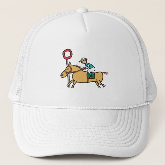 paardenraces trucker pet (Voorkant)
