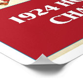  paardenraces uit 1924 poster (Hoek)