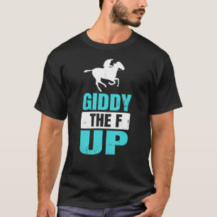 Paardenraces van Equestrian Giddy T-shirt