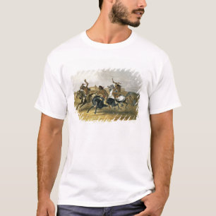 Paardenraces van Sioux-Indianen bij Fort Pierre, p T-shirt
