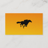 paardenraces visitekaartje (Achterkant)