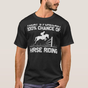 paardenraces voor mannen paardenruggen t-shirt