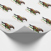 Paardenracescalene Cadeaupapier (Hoek)