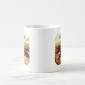  paardenracestoornis op de rails koffiemok (Center)