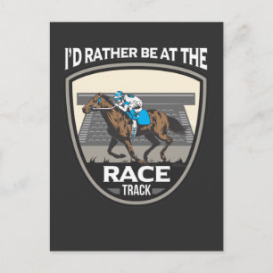 Paardenracewedstrijdsport voor Gezegde Briefkaart