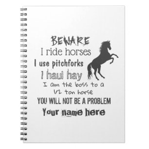 Paardenrackfotonotebook personaliseren notitieboek