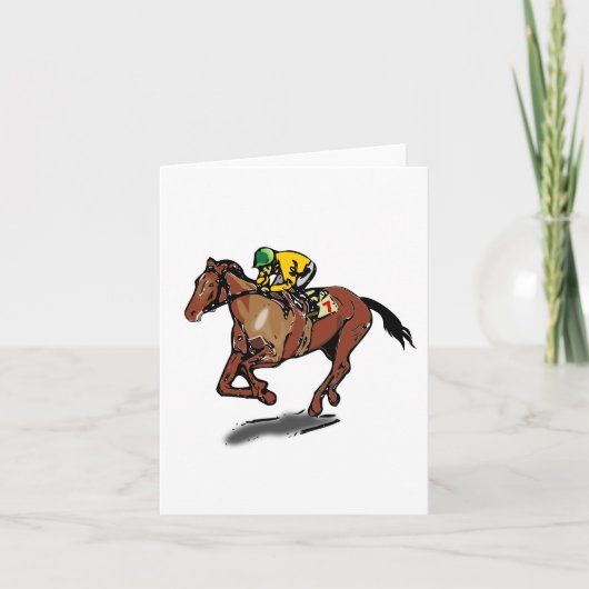 Paardenrackkaarten Kaart (Voorkant)