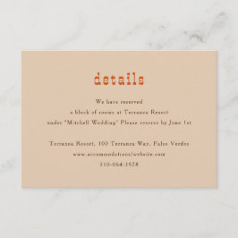 Paardenrail hek eiken paarden bruiloft informatiekaartje