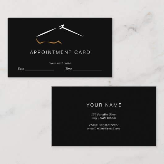 paardenranch | BOERDERIJ Afsprakenkaartje (Voorkant / Achterkant)