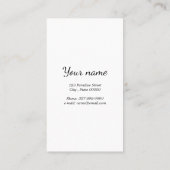 paardenranch | BOERDERIJ Afsprakenkaartje (Achterkant)