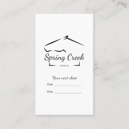 paardenranch | BOERDERIJ Afsprakenkaartje