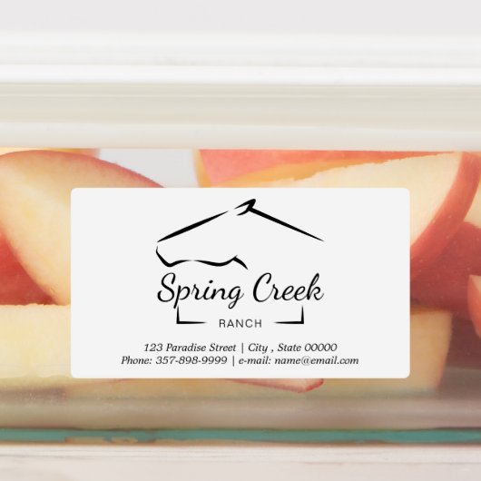 paardenranch | BOERDERIJ Labels (Aangebracht)