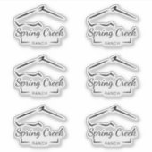 paardenranch | BOERDERIJ Sticker (Voorkant)