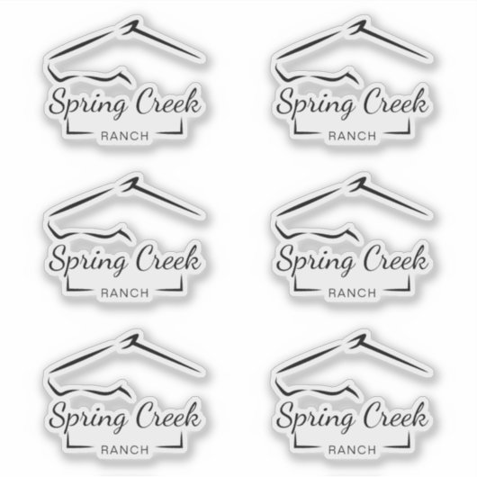 paardenranch | BOERDERIJ Sticker (Voorkant)