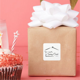 paardenranch | BOERDERIJ Vierkante Sticker