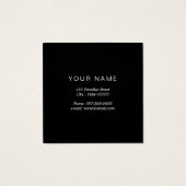 paardenranch | BOERDERIJ Vierkante Visitekaartjes (Achterkant)