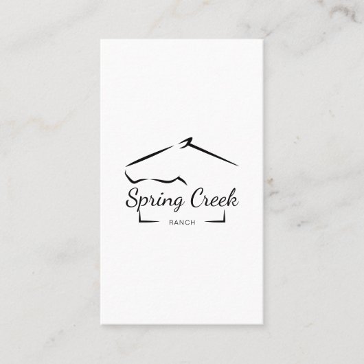 paardenranch | BOERDERIJ Visitekaartje (Voorkant)