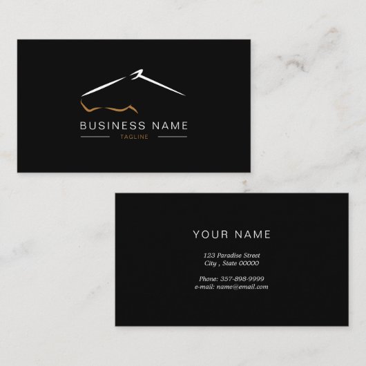 paardenranch | BOERDERIJ Visitekaartje (Voorkant / Achterkant)