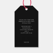 Paardenranch logo branding Kerstbedrijf Cadeaulabel (Achterkant)