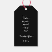 Paardenranch logo branding Kerstbedrijf Cadeaulabel (Achterkant)