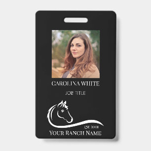 Paardenranch logo equestrian brandingadres badge
