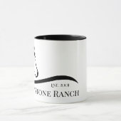 Paardenranch logo equestrian stable branding mok (Midden)