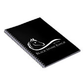 Paardenranch logo equestrian stable branding notitieboek (Rechterzijde)