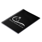 Paardenranch logo equestrian stable branding notitieboek (Linkerzijde)