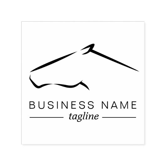 Paardenranch | Paardenboerderij Zelfinktende Stempel (Design)