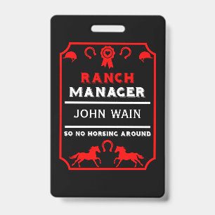 Paardenranchmanager Badge