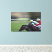 paardenras 3 canvas afdruk (Insitu (Houten vloer))