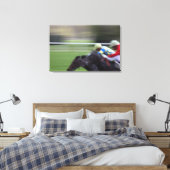 paardenras 3 canvas afdruk (Insitu (Slaapkamer))