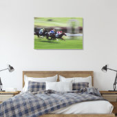 paardenras canvas afdruk (Insitu (Slaapkamer))