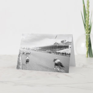 Paardenras in New Orleans, 1906 Kaart