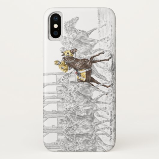 Paardenras Startpoort Case-Mate iPhone Case (Achterkant)