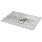 Paardenras Startpoort Snijplank (Hoek)