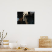 Paardenreflectie Drinken Poster (Keuken)