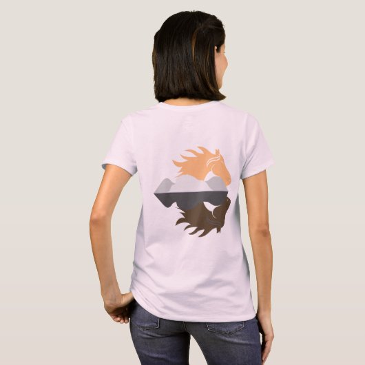 PaardenReflection T-shirt (Achterkant volledig)