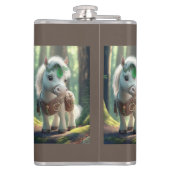 paardenreismok heupfles (Achterkant)