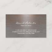 Paardenreliëf Paardrijden Ruiterij Koper Visitekaartje (Achterkant)