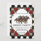 Paardenren Derby Feest Vintage Uitnodiging 2026 (Voorkant)