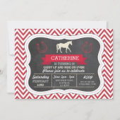 Paardenrendepartij nodigt de Rode Uitnodiging uit  (Voorkant)