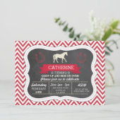 Paardenrendepartij nodigt de Rode Uitnodiging uit  (Staand voorkant)