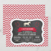 Paardenrendepartij nodigt de Rode Uitnodiging uit  (Voorkant / Achterkant)