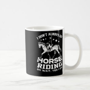Paardenrenderende eigenaar van het uitpassende paa koffiemok