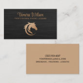 Paardenrendienst voor paarden visitekaartje (Voorkant / Achterkant)