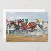 paardenrennen | Angelo Jank (Voorkant / Achterkant)