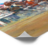 paardenrennen | Angelo Jank Poster (Hoek)