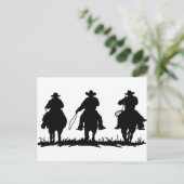 paardenrennen briefkaart (Staand voorkant)